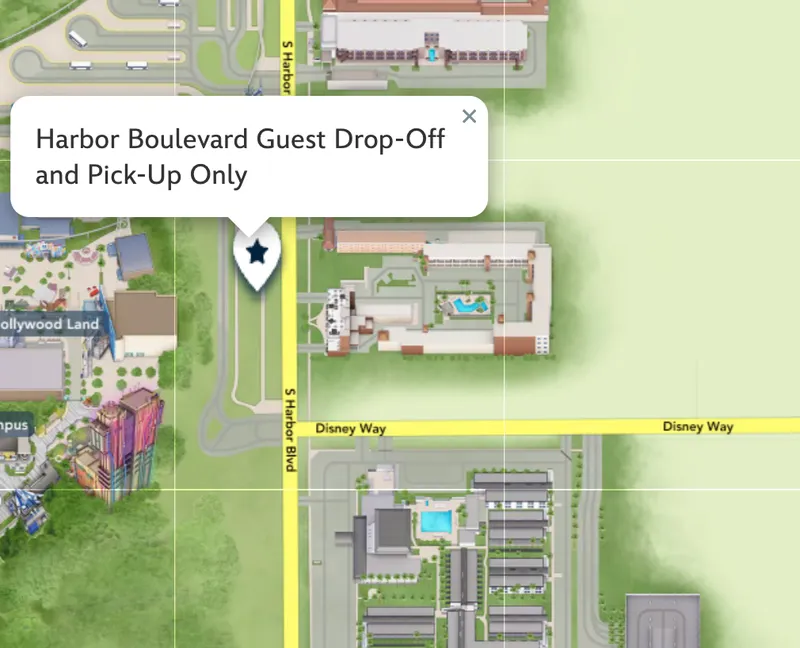 Harbor Boulevard Guest Drop-Off and Pick-Up