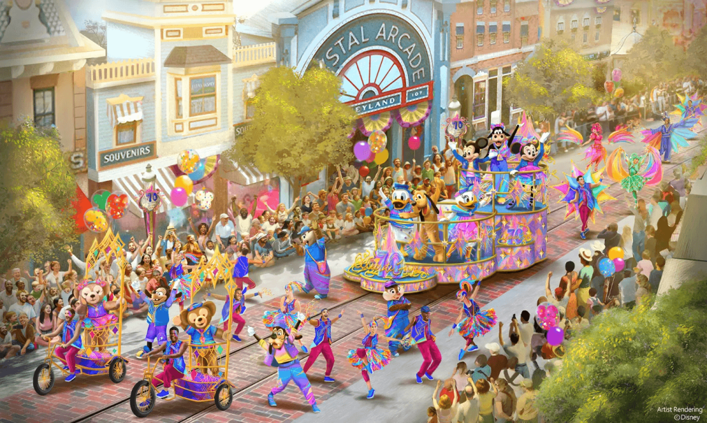 Celebrate Happy Cavalcade in Disneyland