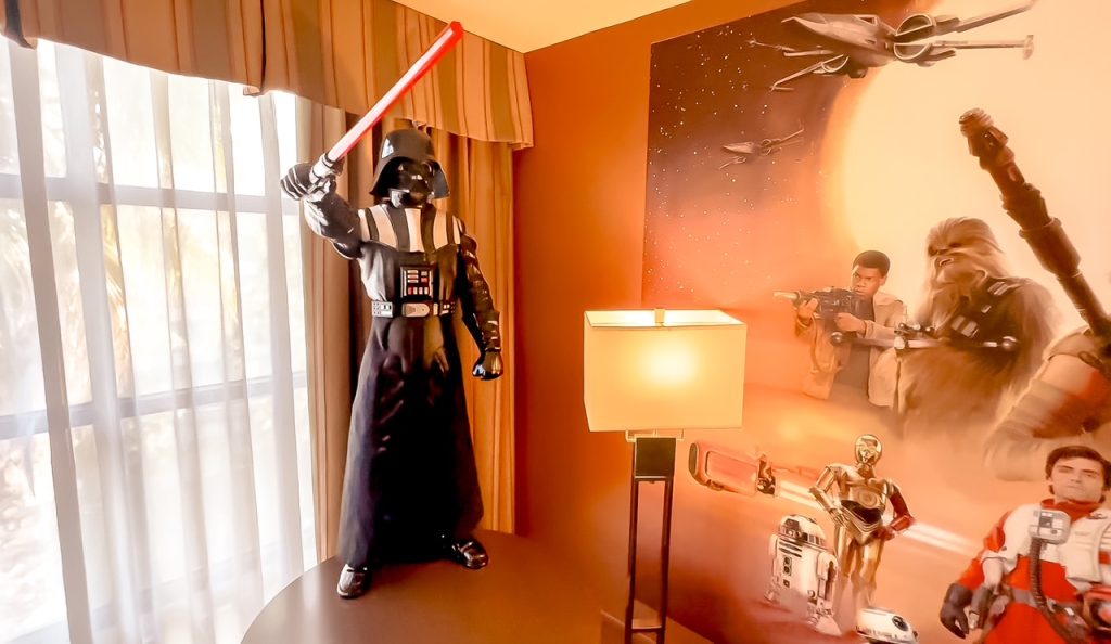 Holiday Inn Star Wars Themed Room with Darth Vader