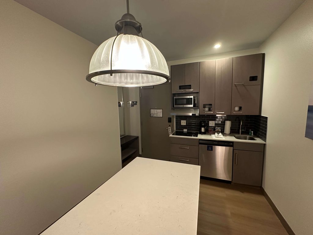 Hyatt House Room Suite View - Kitchen and Dining Table